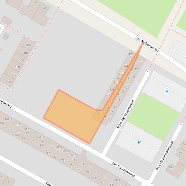 Kaart van postcodegebied 7556LK.