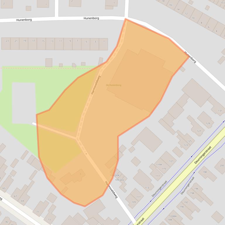 Kaart van postcodegebied 7556LL.