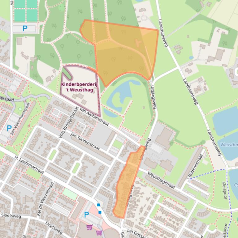 Kaart van postcodegebied 7556LP.