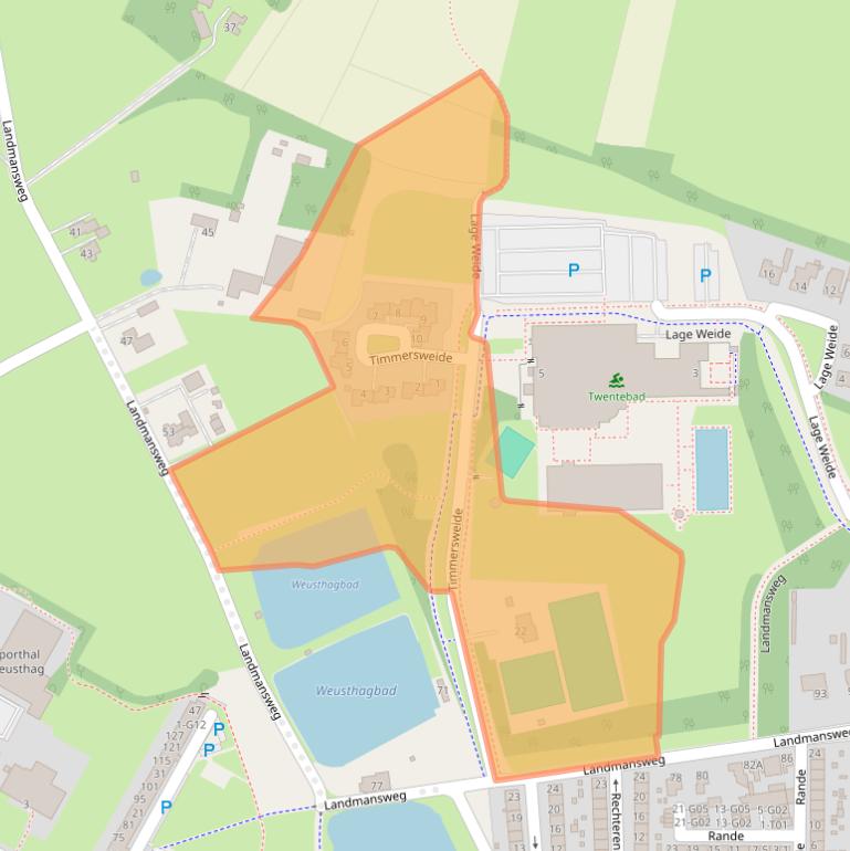 Kaart van postcodegebied 7556MA.