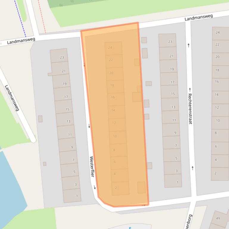 Kaart van postcodegebied 7556MH.