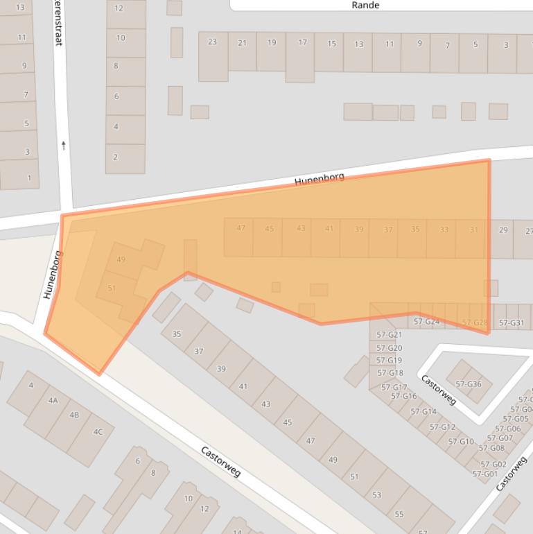 Kaart van postcodegebied 7556MP.