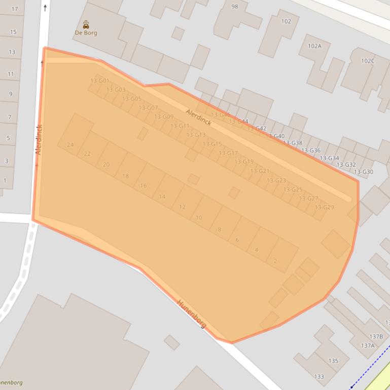 Kaart van postcodegebied 7556MR.