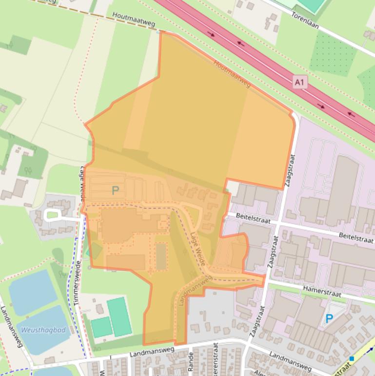 Kaart van postcodegebied 7556NA.