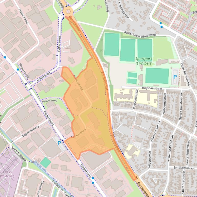 Kaart van postcodegebied 7556PH.