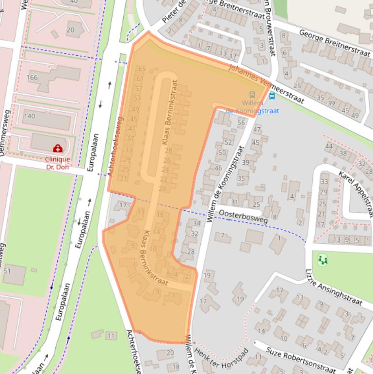 Kaart van postcodegebied 7556PL.