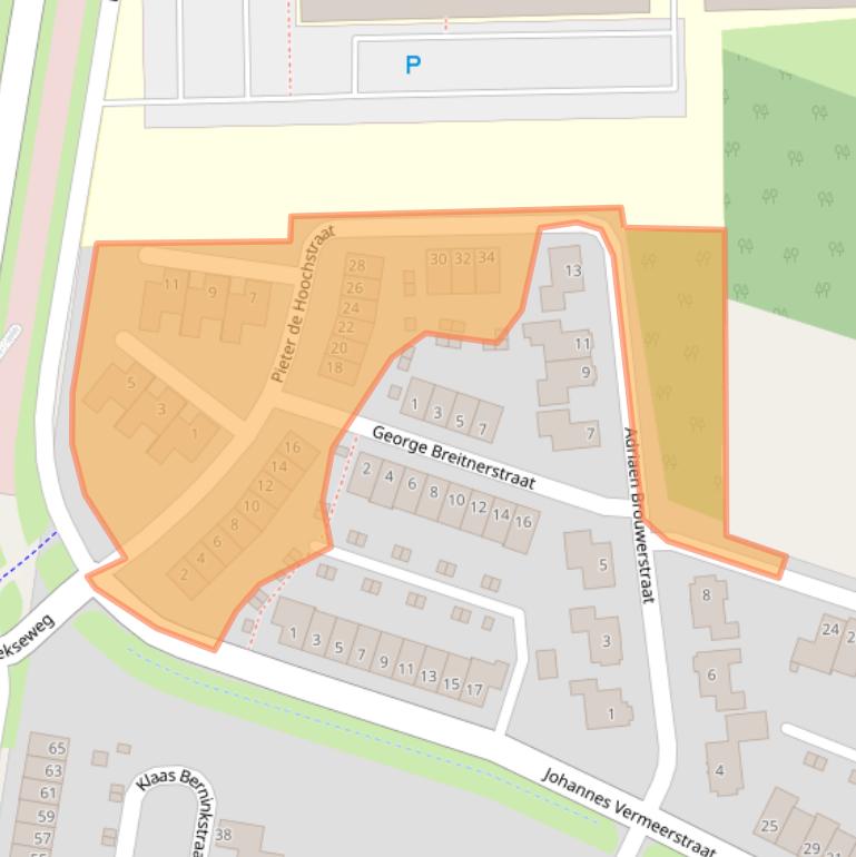 Kaart van postcodegebied 7556PP.