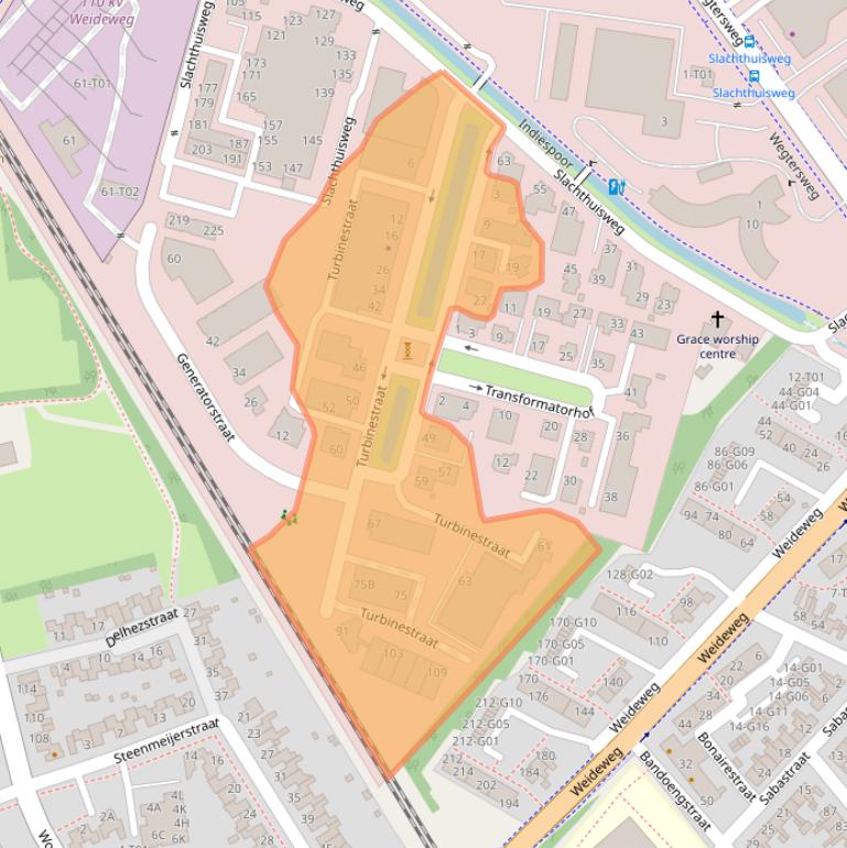 Kaart van postcodegebied 7556RB.