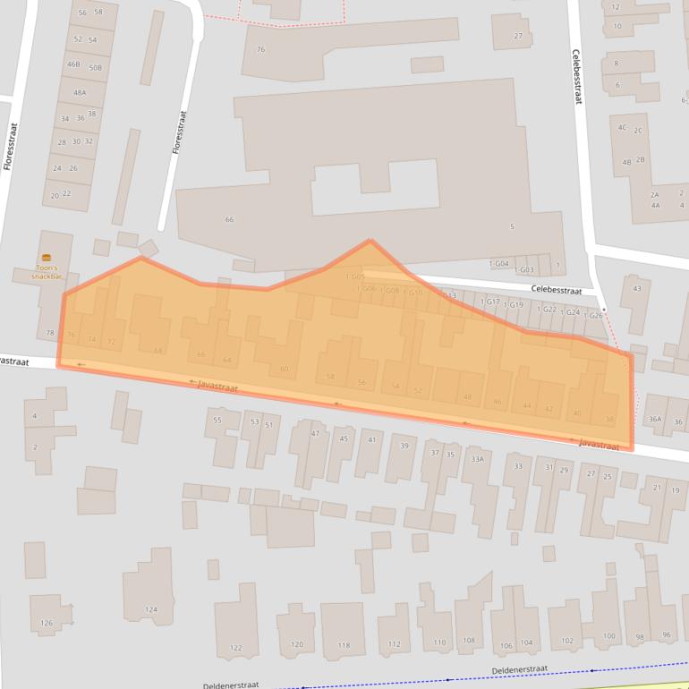 Kaart van postcodegebied 7556SH.