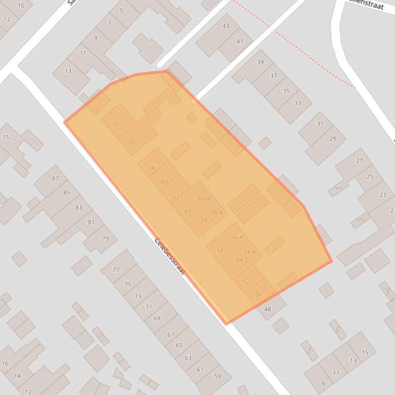 Kaart van postcodegebied 7556SW.
