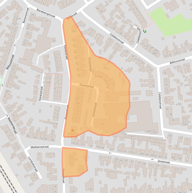 Kaart van postcodegebied 7556TD.