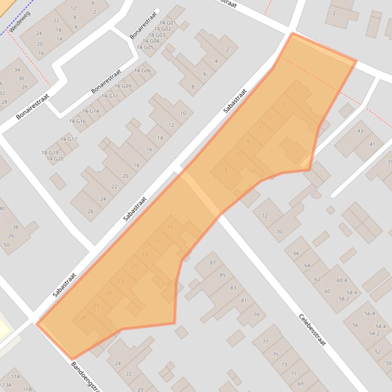 Kaart van postcodegebied 7556TH.