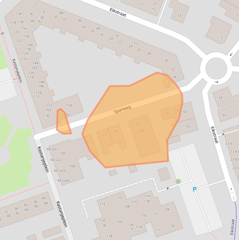 Kaart van postcodegebied 7556TT.