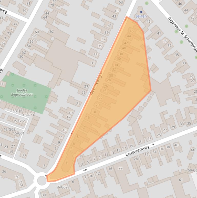 Kaart van postcodegebied 7556TZ.