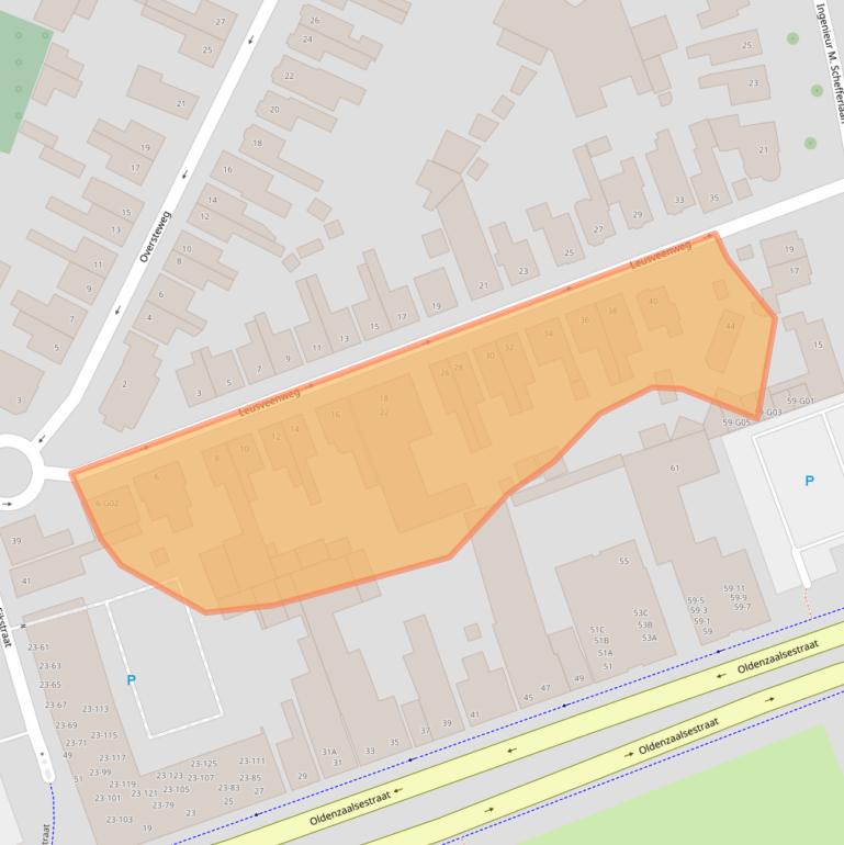 Kaart van postcodegebied 7556VB.