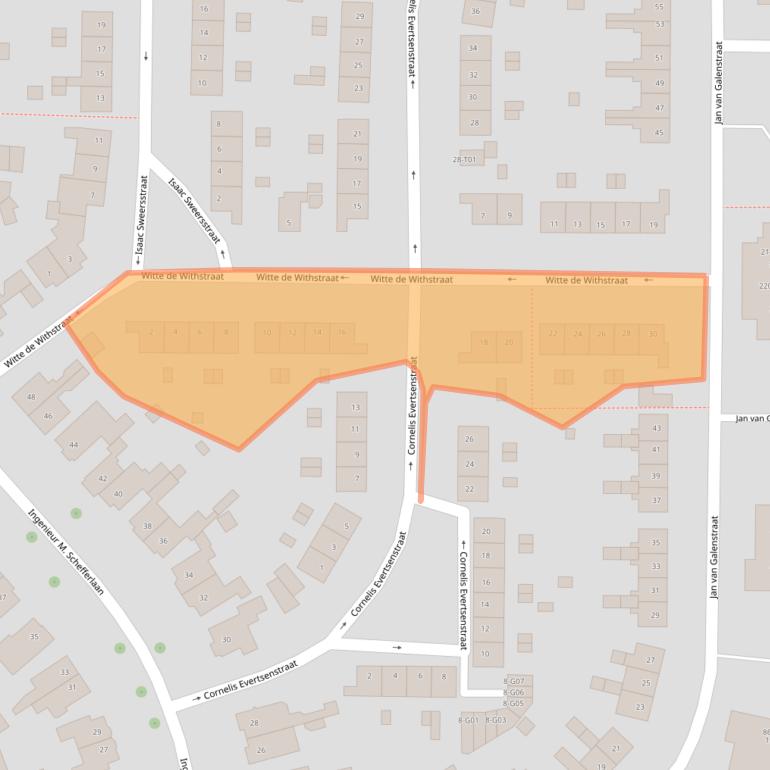 Kaart van postcodegebied 7556VG.