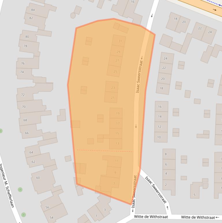 Kaart van postcodegebied 7556VK.