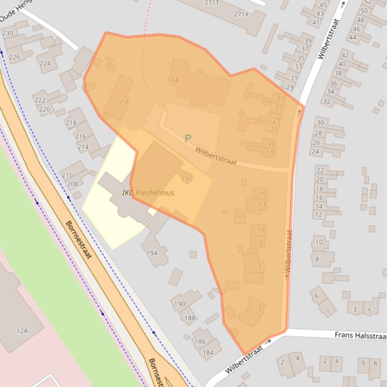 Kaart van postcodegebied 7556WH.