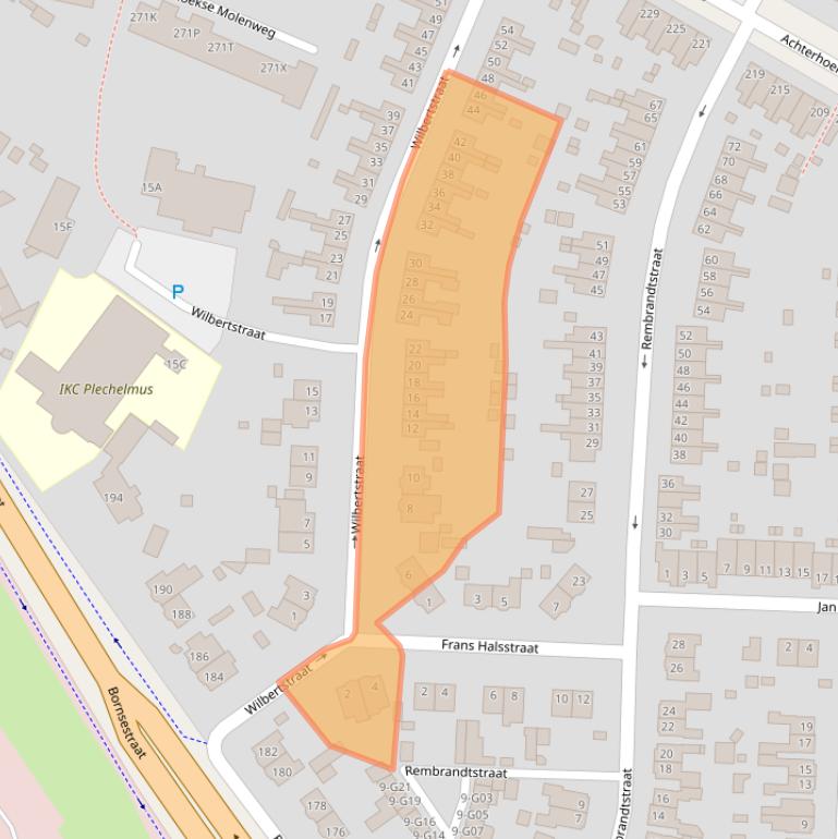 Kaart van postcodegebied 7556WK.