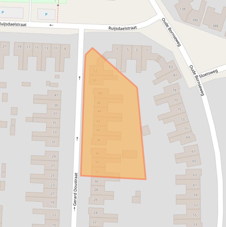 Kaart van postcodegebied 7556WZ.