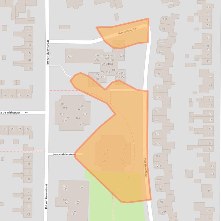 Kaart van postcodegebied 7556XT.