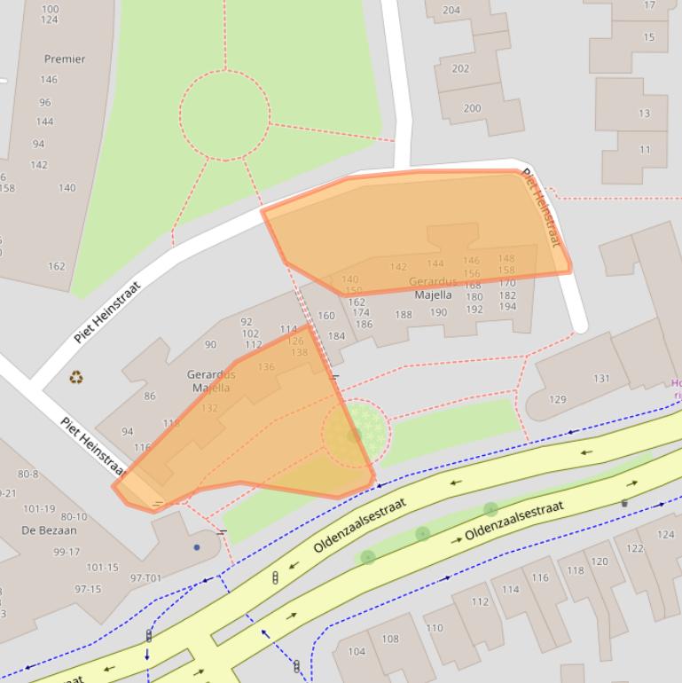 Kaart van postcodegebied 7556XX.