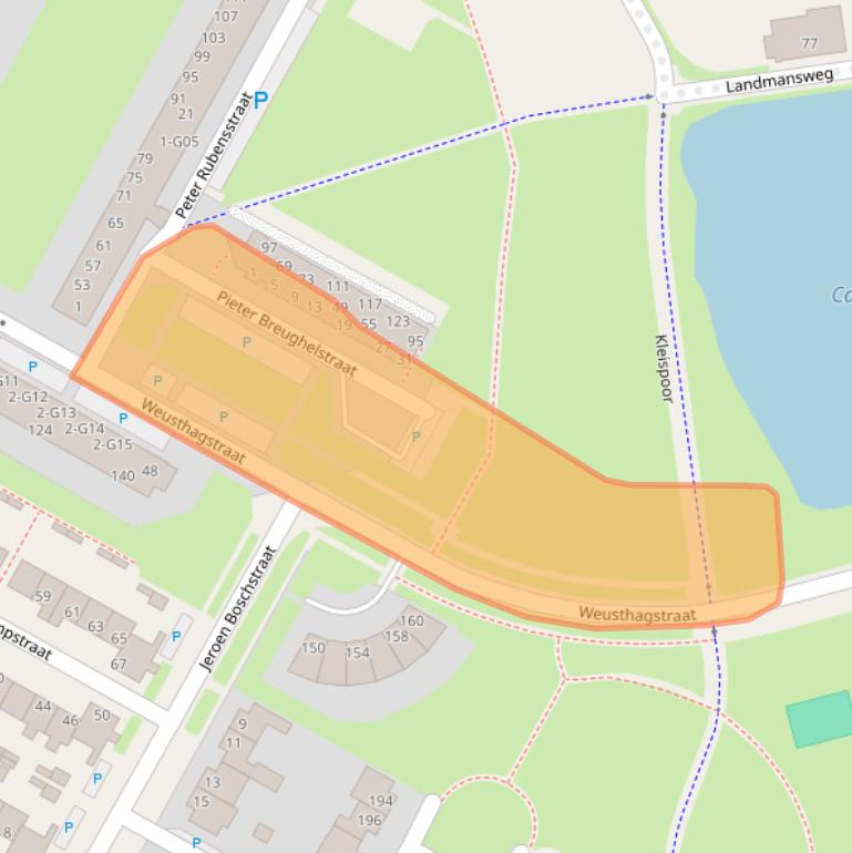 Kaart van postcodegebied 7556ZJ.