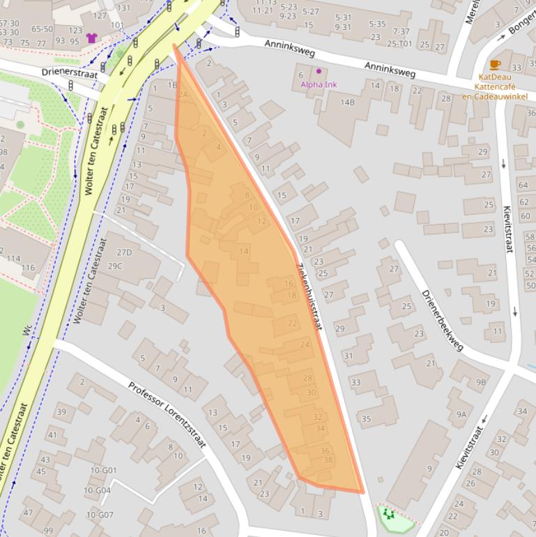 Kaart van postcodegebied 7557AB.