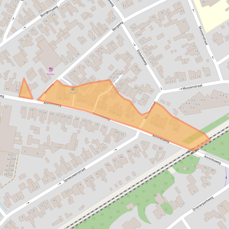 Kaart van postcodegebied 7557AE.