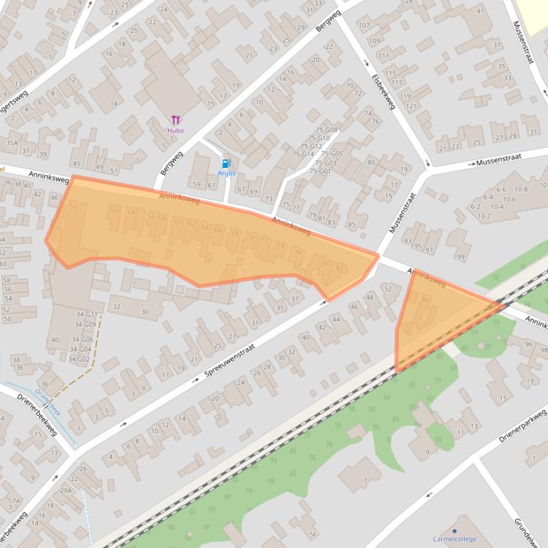 Kaart van postcodegebied 7557AH.