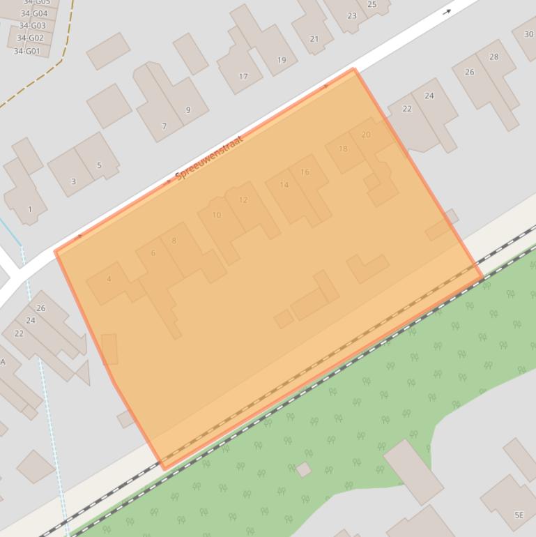 Kaart van postcodegebied 7557AK.