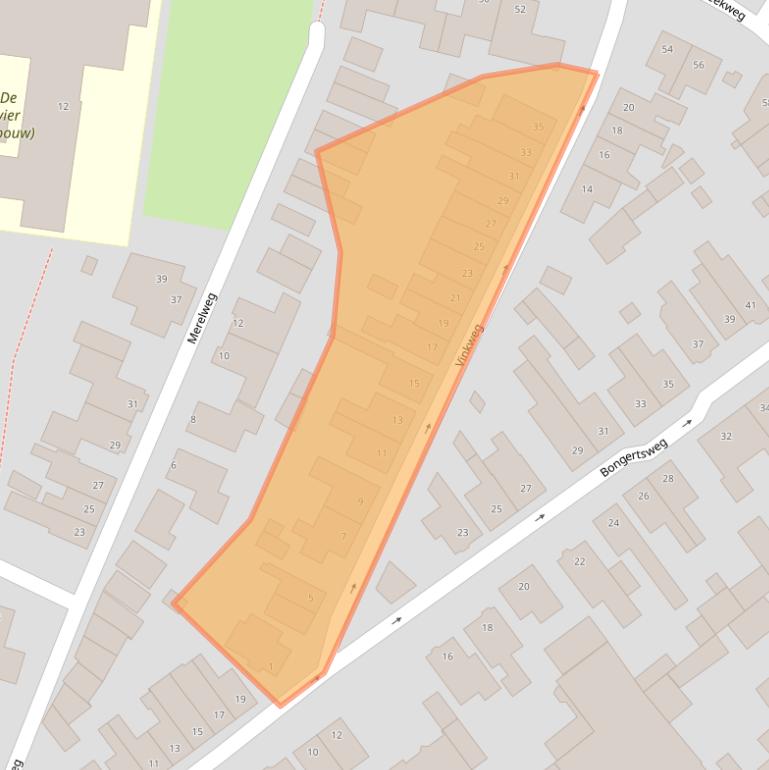 Kaart van postcodegebied 7557BL.