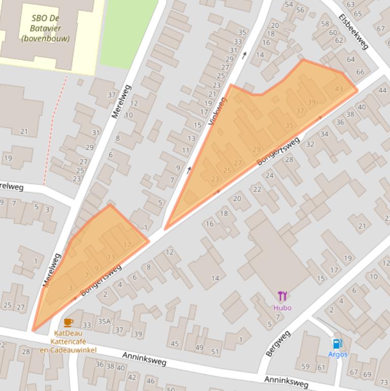 Kaart van postcodegebied 7557BN.