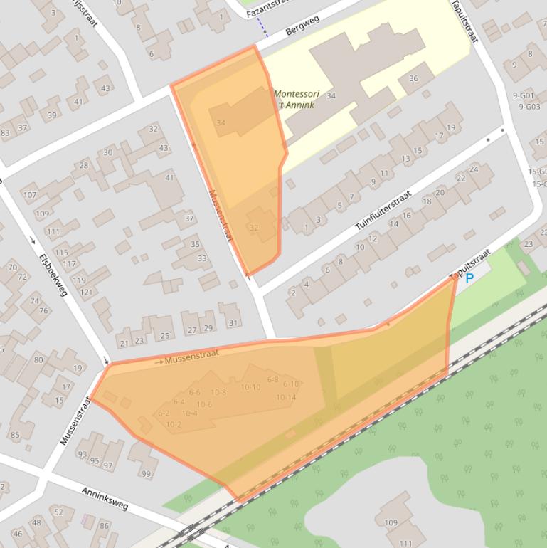 Kaart van postcodegebied 7557BW.