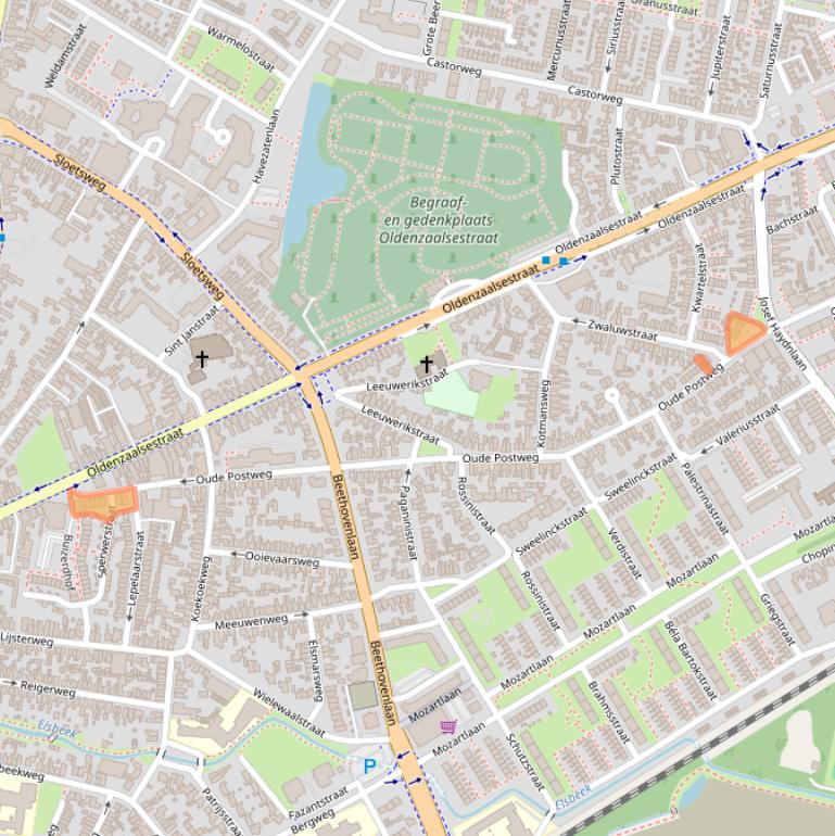 Kaart van postcodegebied 7557DD.