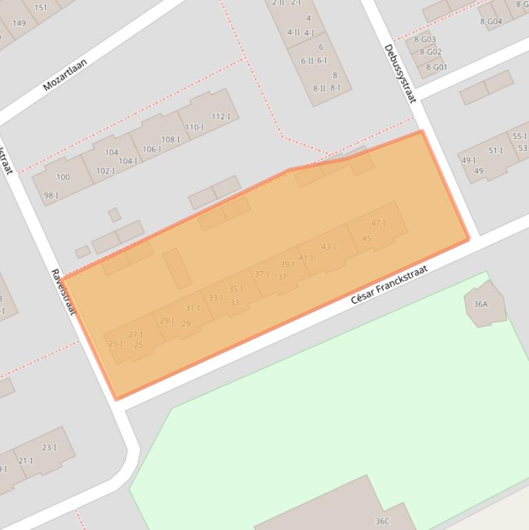 Kaart van postcodegebied 7557EB.