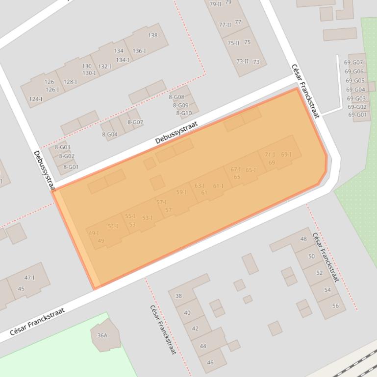 Kaart van postcodegebied 7557EC.