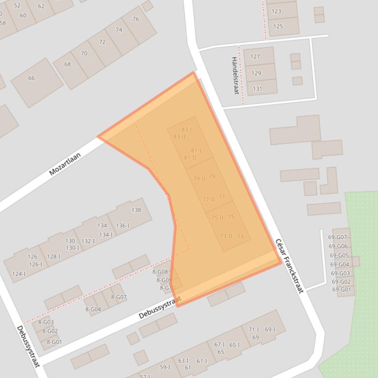 Kaart van postcodegebied 7557ED.