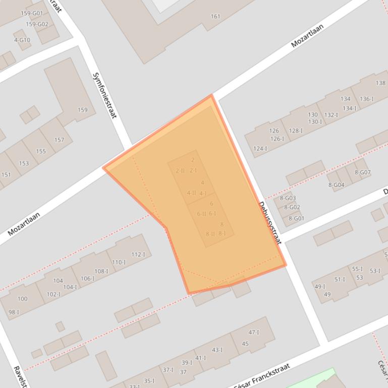 Kaart van postcodegebied 7557EJ.