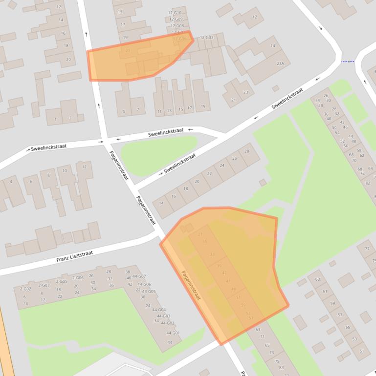 Kaart van postcodegebied 7557EN.