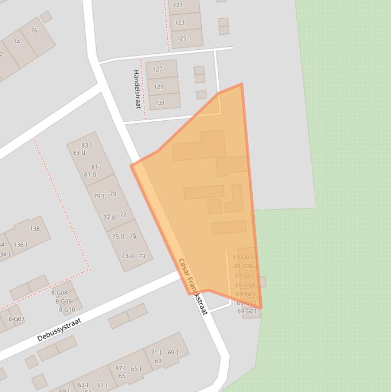 Kaart van postcodegebied 7557ES.