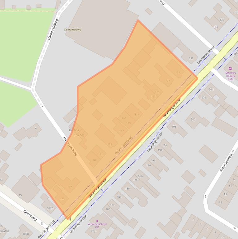 Kaart van postcodegebied 7557HD.