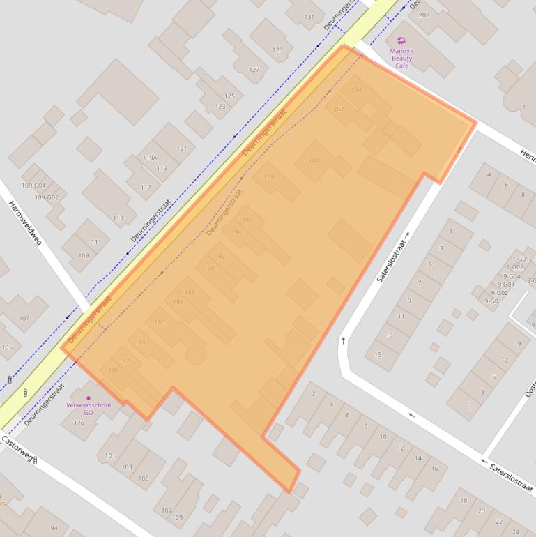 Kaart van postcodegebied 7557HL.