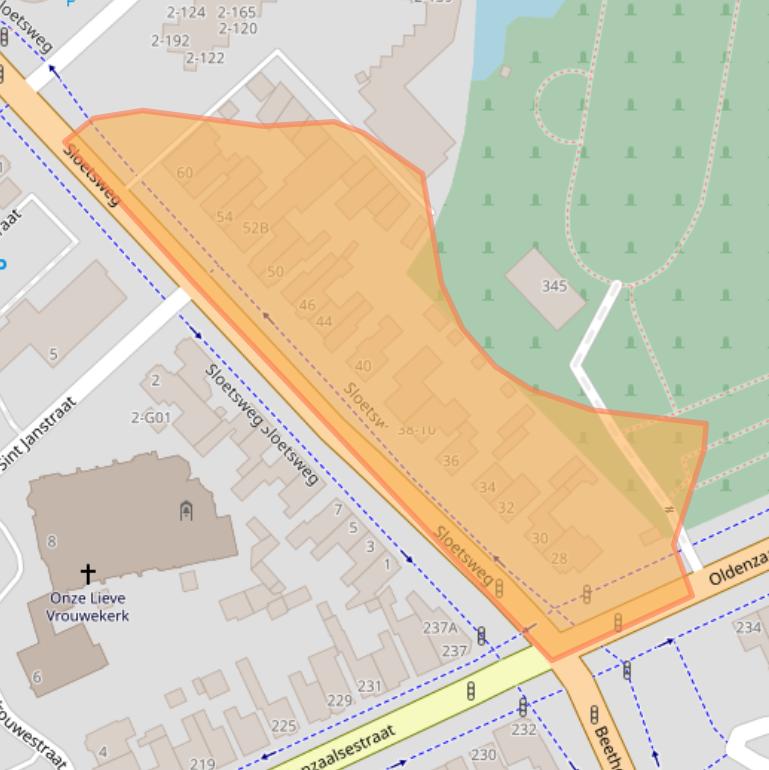 Kaart van postcodegebied 7557HN.