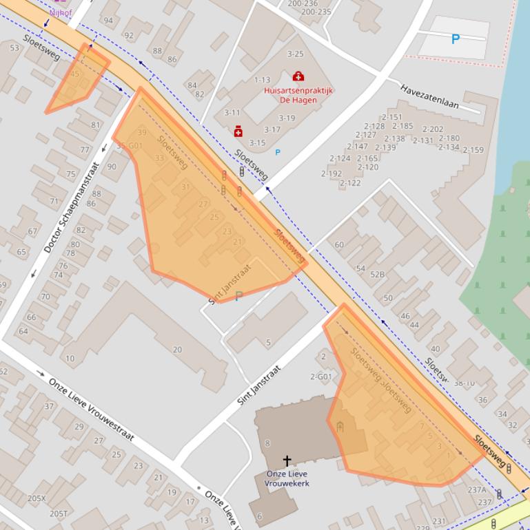 Kaart van postcodegebied 7557HS.