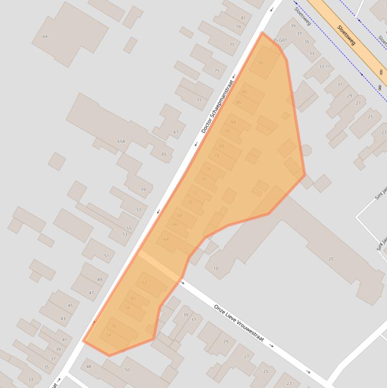 Kaart van postcodegebied 7557JD.