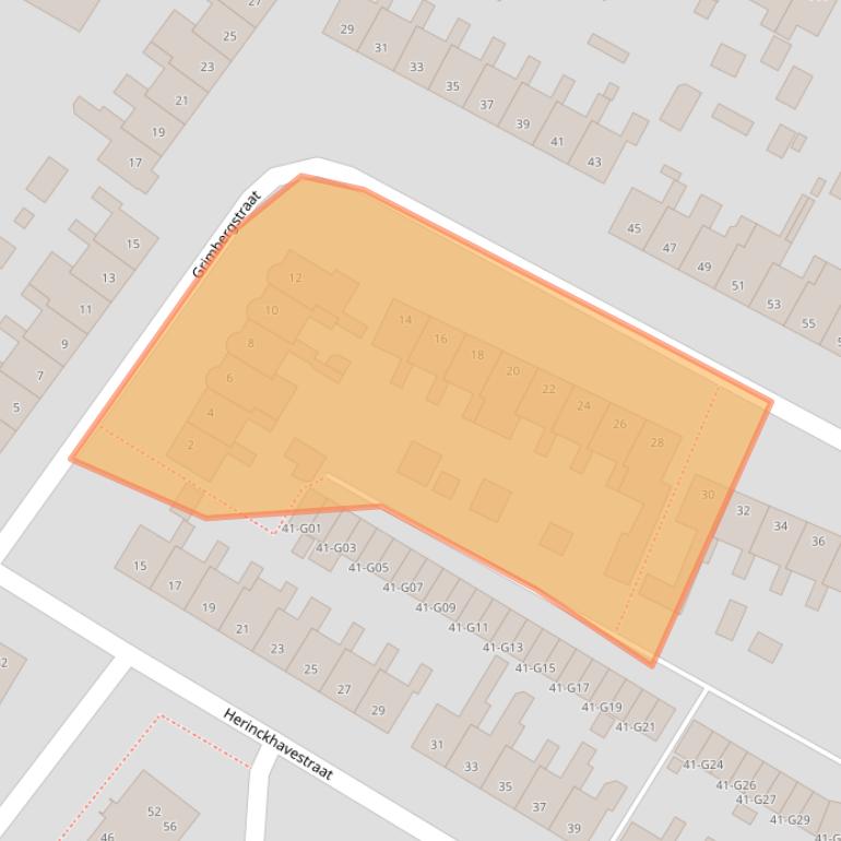 Kaart van postcodegebied 7557JT.