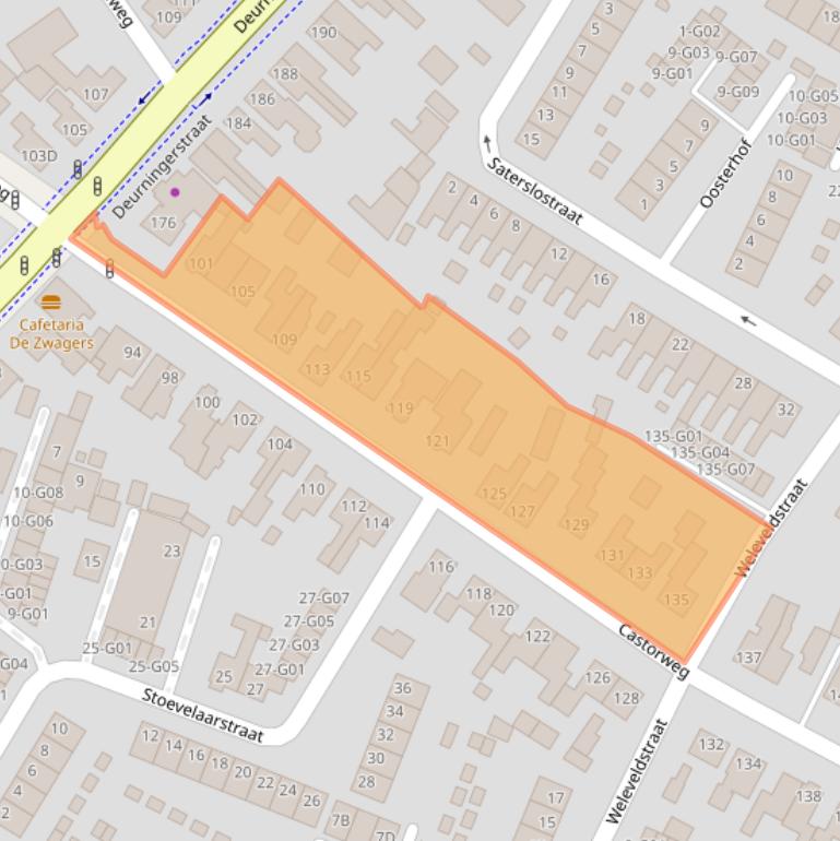 Kaart van postcodegebied 7557KH.