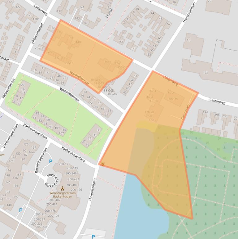 Kaart van postcodegebied 7557KN.