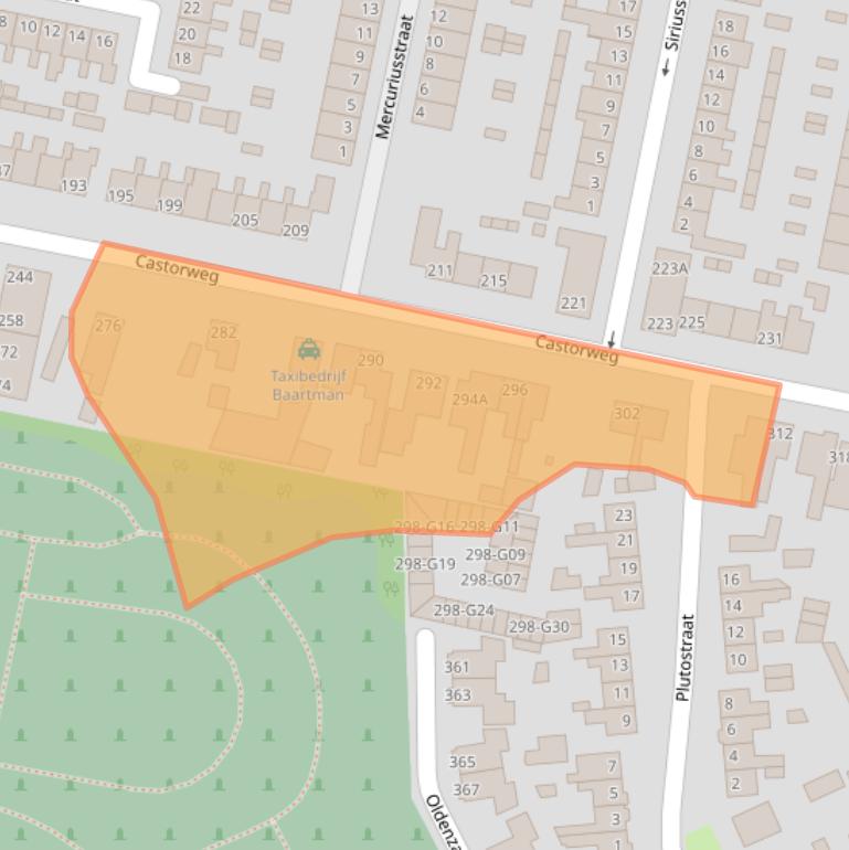 Kaart van postcodegebied 7557KS.